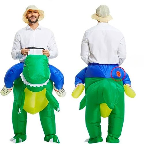 Strój dinozaura przebranie samopompujący kostium dmuchany dinozaur T-Rex na Arena.pl