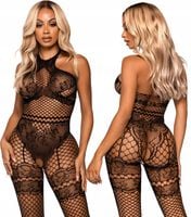 Sexy bielizna erotyczna body otwarte seksowne bodystocking z dziurką strój