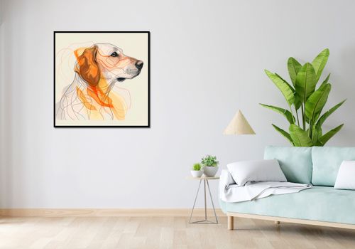 Plakat 90x90cm Kontur Profilowego na Arena.pl