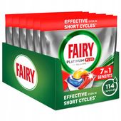 Fairy Platinum Plus All In One Kapsułki do zmywarki 6x19szt. = 114szt.