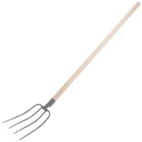 Widły 4 zębne trzon drewniany 130 cm MAAN