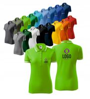 POLO DAMSKIE Z WŁASNYM HAFTEM NADRUKIEM LOGO HAFT KOMPUTEROWY 5 SZT