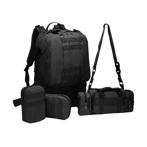 Plecak turystyczny Survival Combo 38 l czarny Offlander na Arena.pl