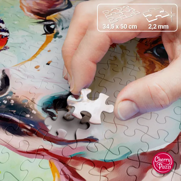 Puzzle 500 elementów. Krowa Wow! 20029 zdjęcie 5