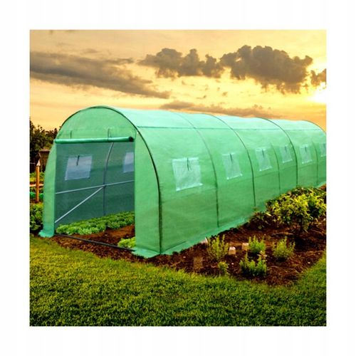 TUNEL FOLIOWY SZKLARNIA 3x6m FOLIA OGRODOWA 18m2 Mocny UV-4 Warzywa Owoce na Arena.pl
