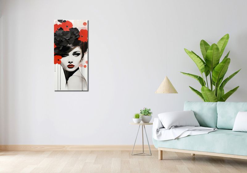 Obraz 40x90cm Kwiatowa Pasja zdjęcie 2