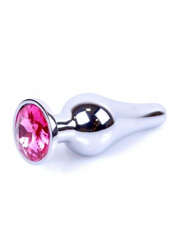 plug jewellery silver butt plug  pink na Arena.pl