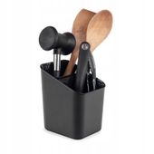 KADAX Ociekacz Na Sztućce Organizer Pojemnik Kuchenny Plastikowy Czarny