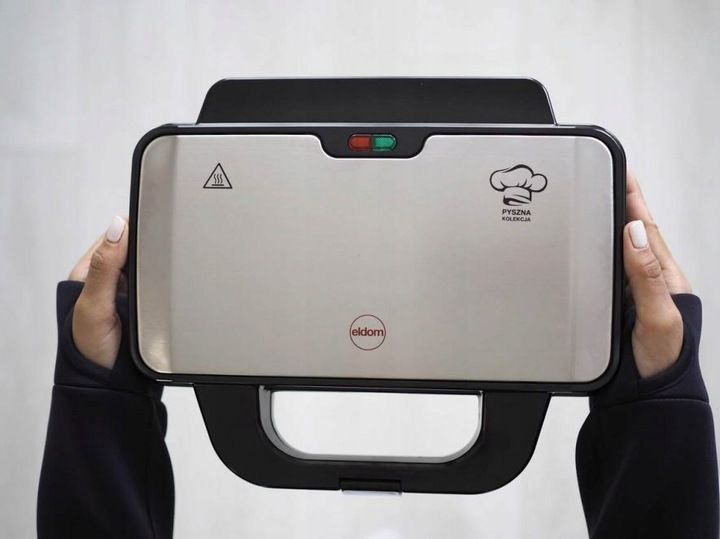 Gofrownica Eldom WA100S 1000W srebrna zdjęcie 3