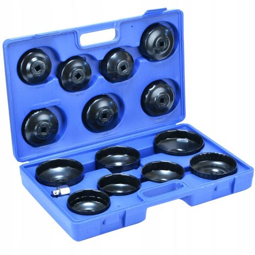 ZESTAW KLUCZY NASADEK W WALIZCE DO ODKRĘCANIA FILTRÓW OLEJU 15 ELEMENTÓW BL na Arena.pl