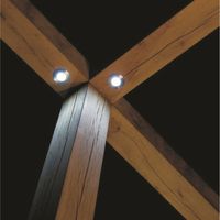 Zewnętrzna lampka Grund 800101201 Elkim LED 3W 4000K wpust IP65 aluminium