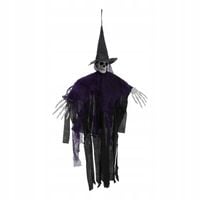 DEKORACJA DRZWI HALLOWEEN PŁACZĄCA WIEDŹMA OZDOBA DOMOWA DEKORACJA 100X80CM