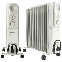 Grzejnik olejowy Volteno 2500 W biały, szary