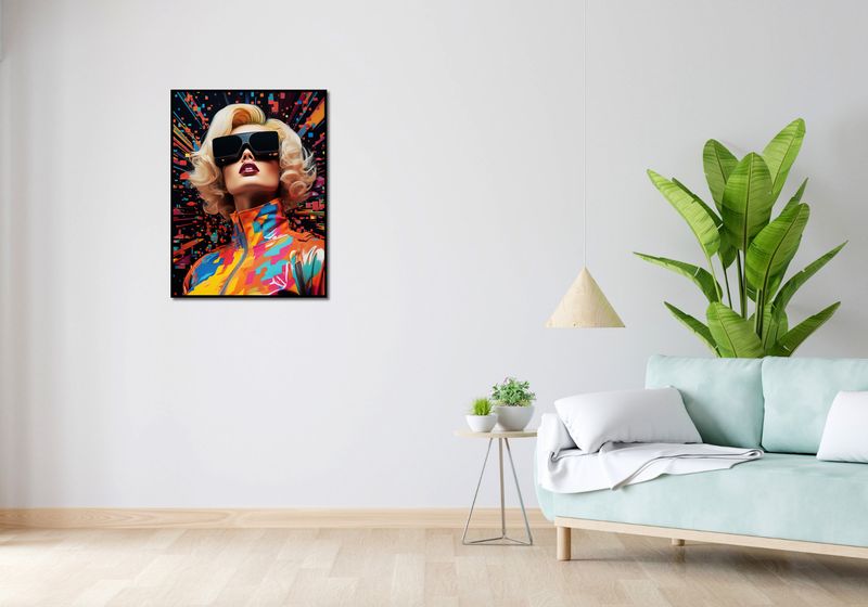 Plakat 60x80cm Retro Futuryzm zdjęcie 4