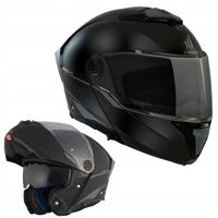 KASK MOTOCYKLOWY SZCZĘKOWY MT HELMETS ATOM 2 SV SOLID BLACK MATT NA PREZENT