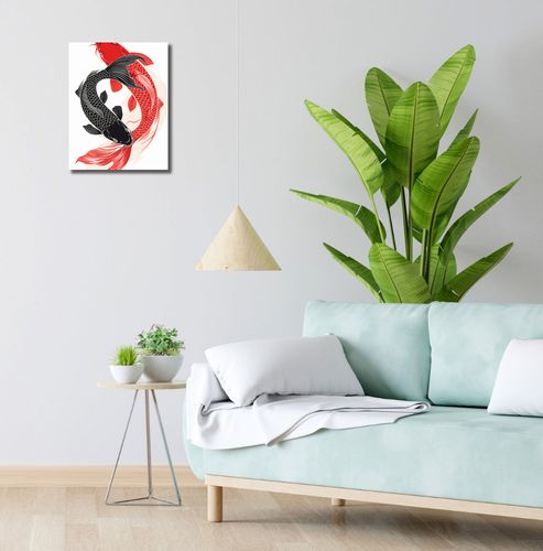 Obraz 30x40cm Yin i Yang Koi na Arena.pl