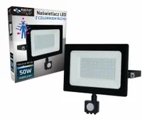 HALOGEN Naświetlacz CZUJNIK ruchu LAMPA LED 50W IP65 Reflektor