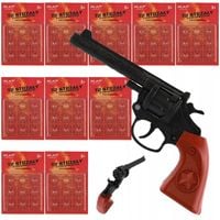 PISTOLET HUKOWY NA KAPISZONY SPŁONKĘ ZESTAW 720 STRZAŁÓW