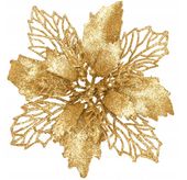 DUŻY KWIAT POISENCJA choinka GWIAZDA STROIK 16 CM