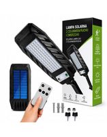LAMPA SOLARNA OGRODOWA ZEWNĘTRZNA LED ULICZNA Z CZUJNIKIEM RUCHU ZMIERZCHU