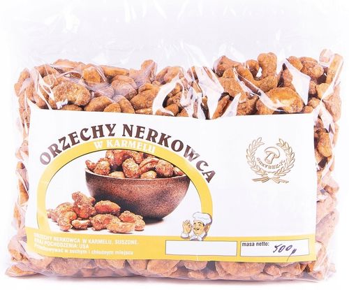 ORZECHY NERKOWCA W KARMELU 500G z USA - Hit!! na Arena.pl