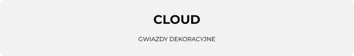 Gwiazda wisząca biała CLOUD 60 cm na Arena.pl
