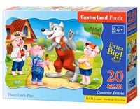 PUZZLE 20EL.MAXI THREE PIGS