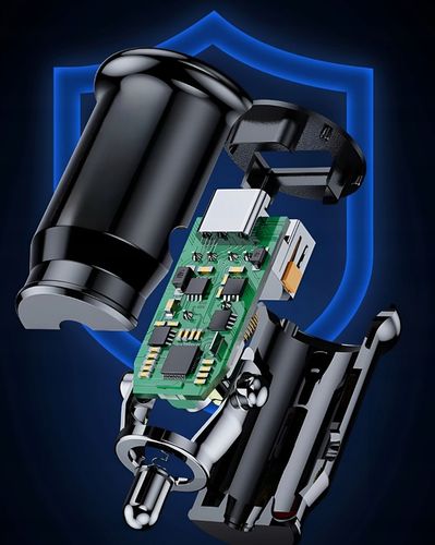 SZYBKA ŁADOWARKA SAMOCHODOWA USB USB-C QC 3.0 PD 30W DO ZAPALNICZKI MOCNA na Arena.pl