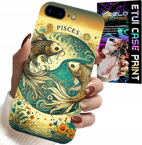 ETUI DO IPHONE ( 7 PLUS ) - ZNAK ZODIAKU, RYBA ASTRONOMIA + FOLIA na Arena.pl