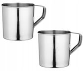 Kubek Stalowy 600ml Do Kawy Herbaty Turystyczny 2x
