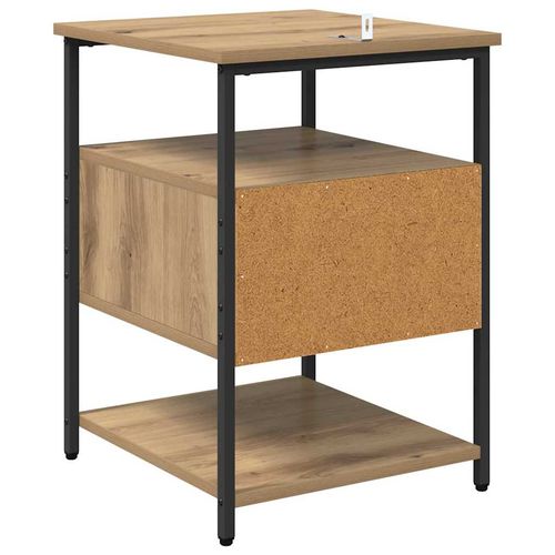 Szafka Nocna z szufladą 2 pcs dąb artisan 40 x 42 x 56 cm na Arena.pl