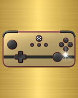 Kontroler GIOTECK NEO S Retro Gold do Nintendo Switch