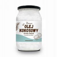 OLEJ KOKOSOWY 900ml NIERAFINOWANY TŁOCZONY NA ZIMNO