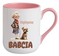 KUBEK Z NADRUKIEM PREZENT DZIEŃ BABCI URODZINY BABCIA IMIENINY ŚWIĘTA