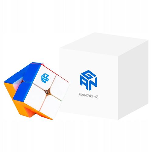 ZESTAW ORYGINALNA PROFESJONALNA KOSTKA 2x2x2 GAN 249 V2 KOSTKA 2x2 SPEED na Arena.pl