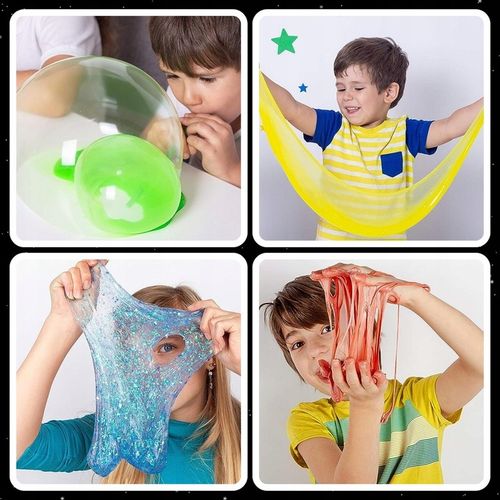 SLIME WIELKI ZESTAW DO ROBIENIA GLUTÓW 128W1 IDEALNY PRZENT DLA DZIECI XXL na Arena.pl