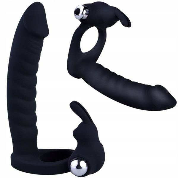 NAKŁADKA NA PENISA + WIBRATOR ANALNY 7 PROGRAMÓW zdjęcie 5