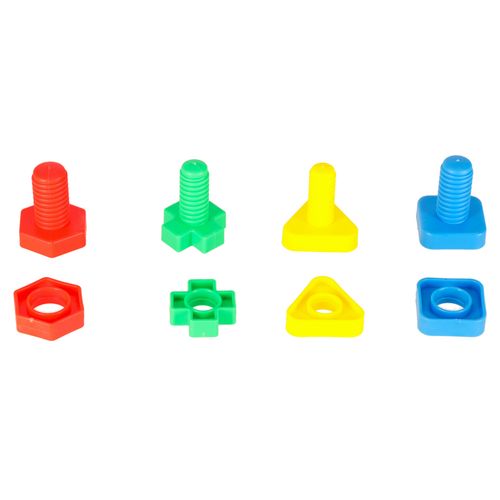 Klocki Konstrukcyjne Edukacyjne Śruby Montessori 30 Elementów na Arena.pl