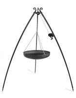 WOK OGRODOWY NA TRÓJNOGU COOKKING Z KOŁOWROTKIEM ŚREDNICA 70 / WYSOKOŚĆ 200