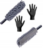 SZCZOTKA DO MYCIA CZYSZCZENIA SAMOCHODU AUTA KÓŁ FELG DUSTRONNAI DETAILING