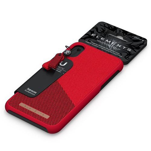 Nordic Elements Saeson Freja - Materiałowe etui iPhone 8 Plus / 7 Plus / 6s Plus / 6 Plus (Red) na Arena.pl