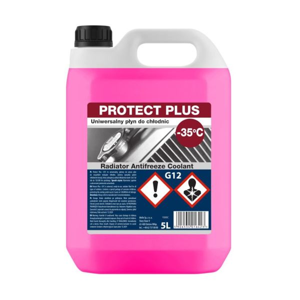 K2 Płyn do chłodnic Protect Plus czerwony - 5L zdjęcie 1