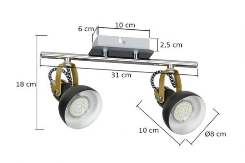Spot 2xGU10 PIXI 1422 na Arena.pl