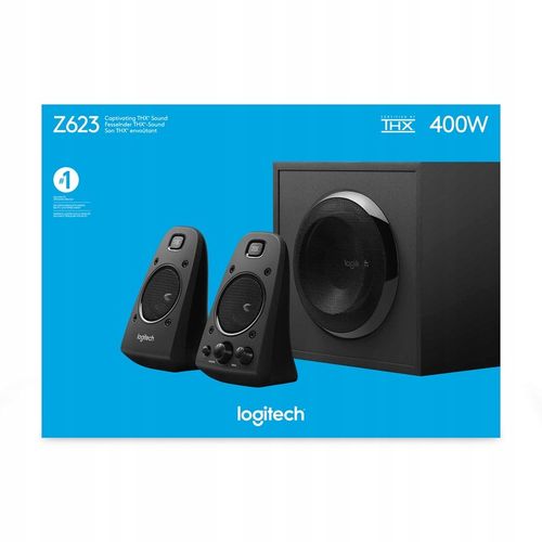Głośniki Logitech Z-623 Speaker 980-000403 (2.1; kolor czarny) na Arena.pl