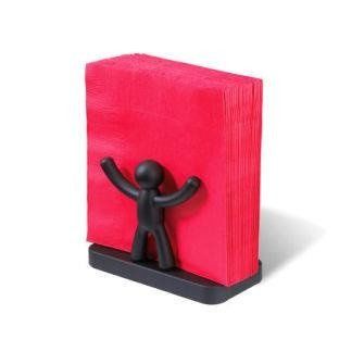 Stojak na serwetki Buddy czarny na Arena.pl