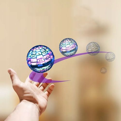 LATAJĄCA PIŁKA LATAJĄCA BOOMERANG SPINNER KULA STEROWANY RĘKĄ LED na Arena.pl