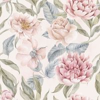 Tapeta Kwiaty W07 250 cm płótno