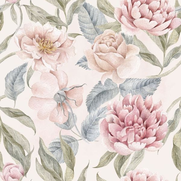 Tapeta Kwiaty W07 270 cm płótno zdjęcie 1