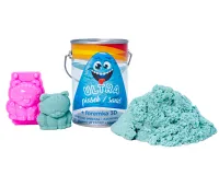 Ultra Piasek, turkusowy, puszka 150g + foremka 3D tygrysek