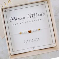 Bransoletka z kamieni naturalnych - wieczór panieński - Panna Młoda